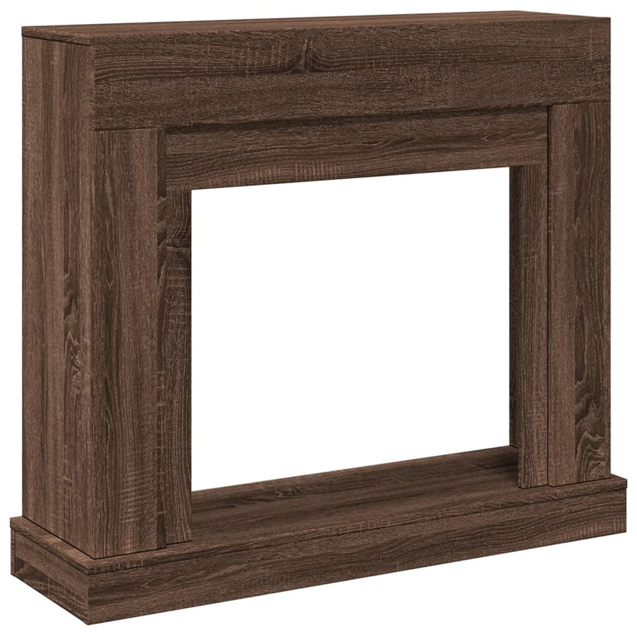 Haardombouw 100x30x87,5 cm bewerkt hout bruin eikenkleurig