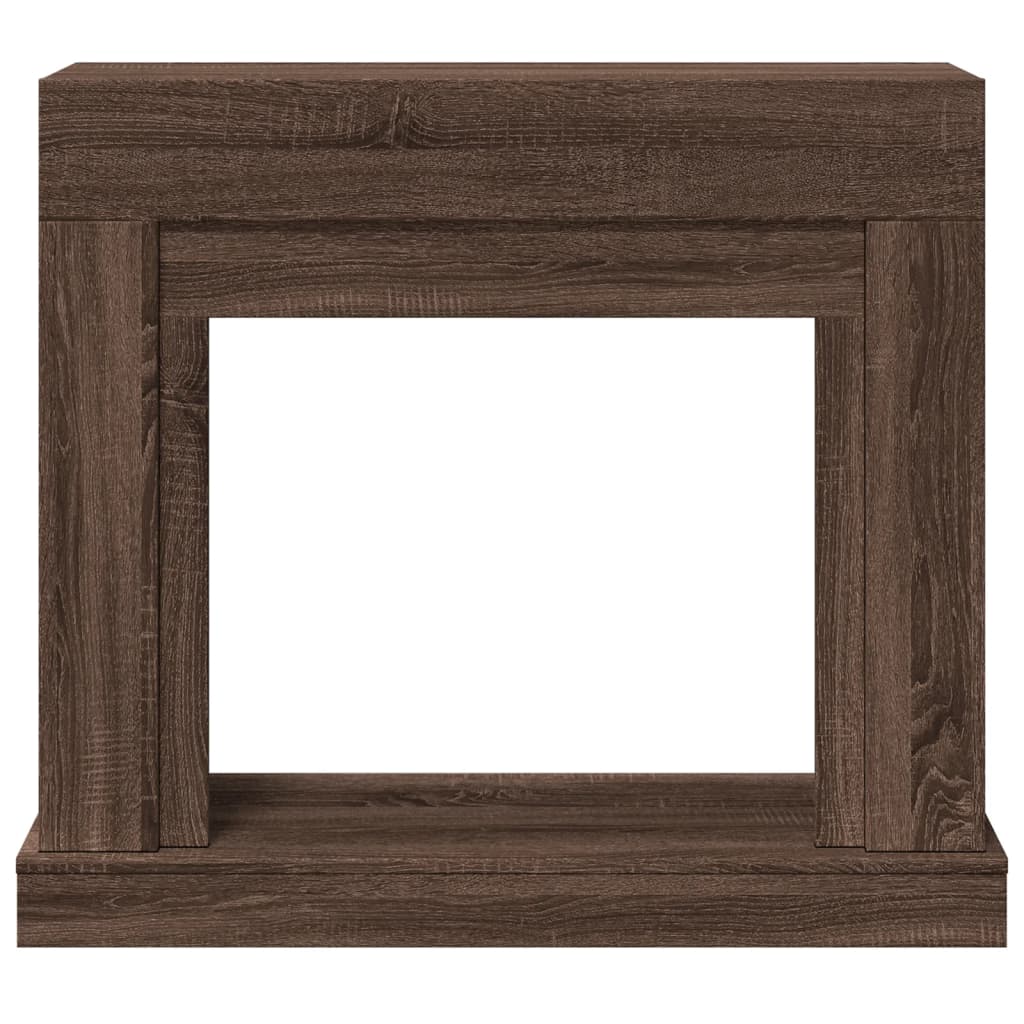 Haardombouw 100x30x87,5 cm bewerkt hout bruin eikenkleurig