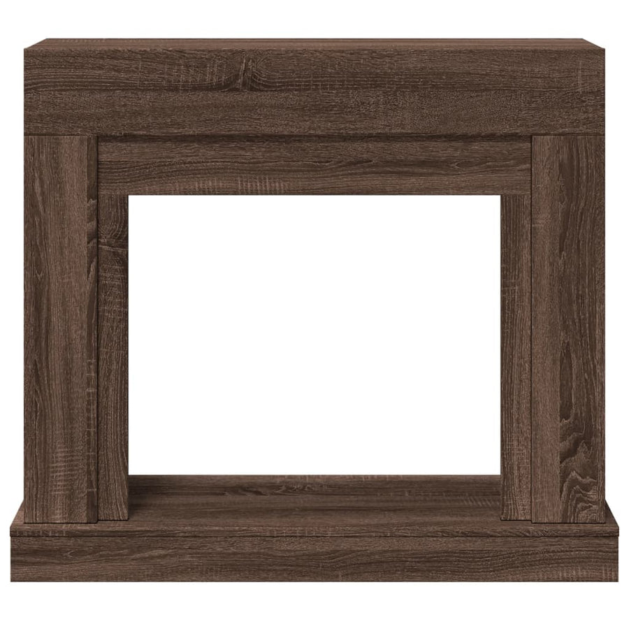 Haardombouw 100x30x87,5 cm bewerkt hout bruin eikenkleurig
