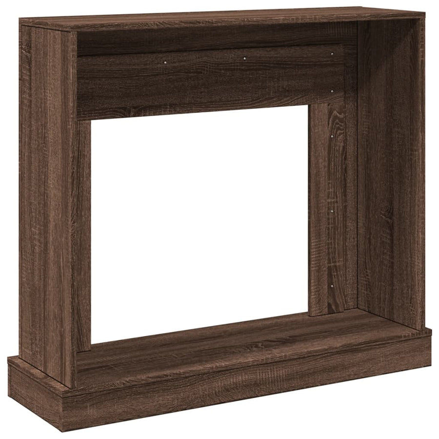 Haardombouw 100x30x87,5 cm bewerkt hout bruin eikenkleurig