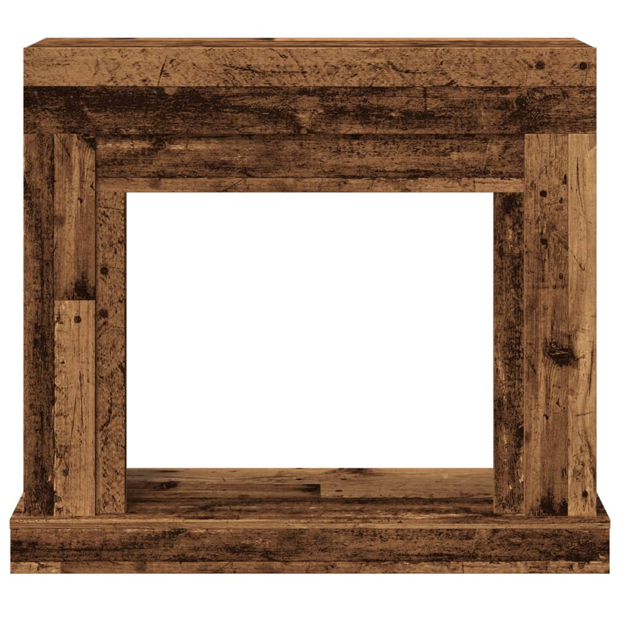 Haardombouw 100x30x87,5 cm bewerkt hout oud houtkleurig