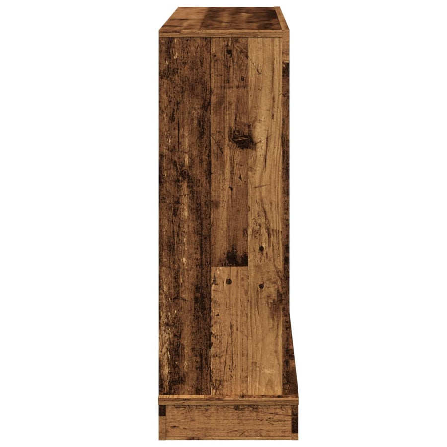 Haardombouw 100x30x87,5 cm bewerkt hout oud houtkleurig