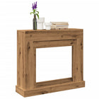 Haardombouw 100x30x87,5 cm bewerkt hout eiken