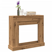Haardombouw 100x30x87,5 cm bewerkt hout eiken