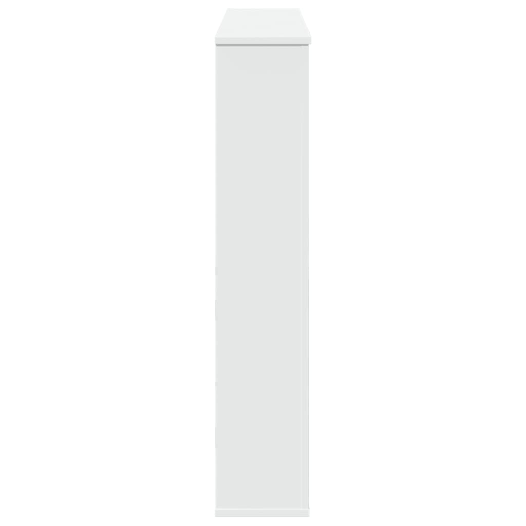 Haardombouw 100x20x100 cm bewerkt hout wit