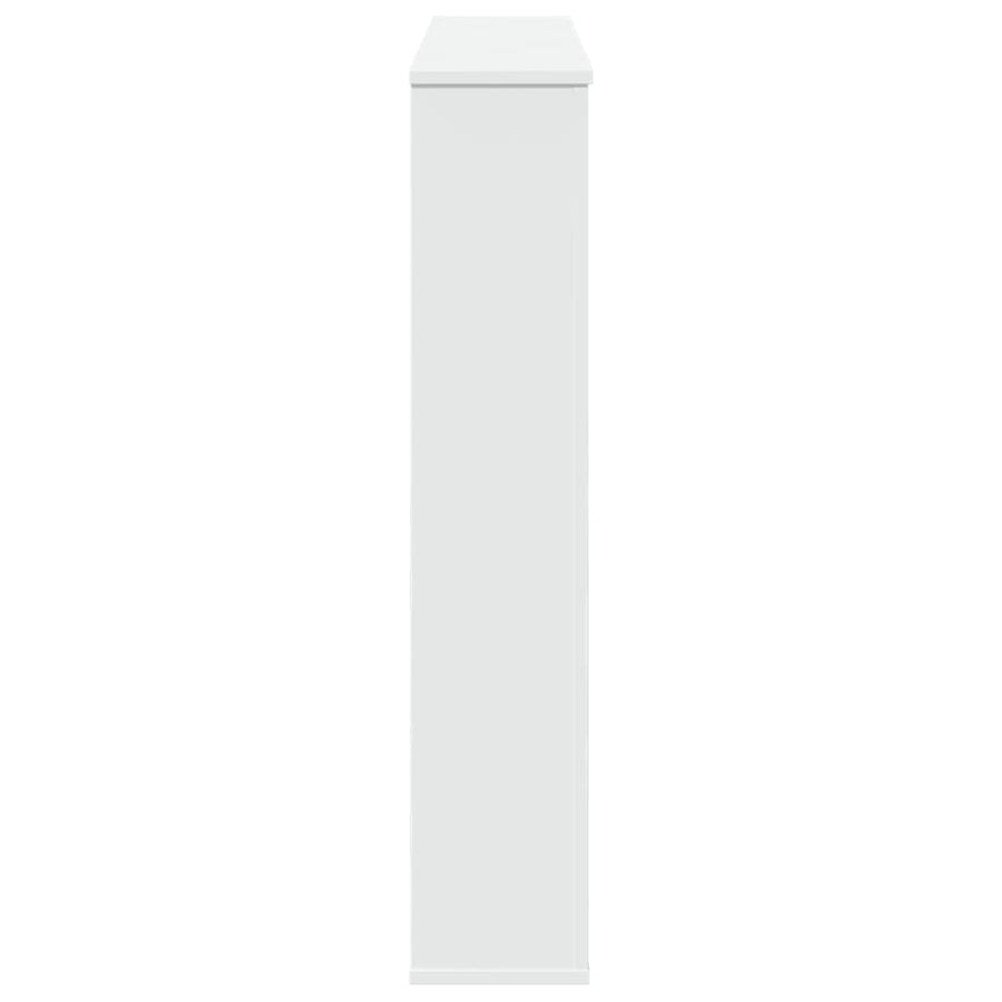 Haardombouw 100x20x100 cm bewerkt hout wit