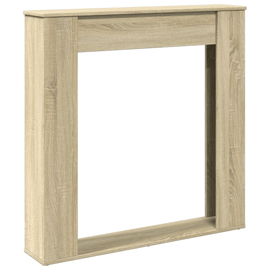 Haardombouw 100x20x100 cm bewerkt hout sonoma eikenkleurig
