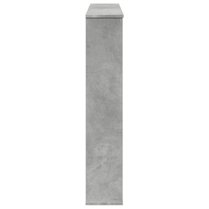 Haardombouw 100x20x100 cm bewerkt hout betongrijs