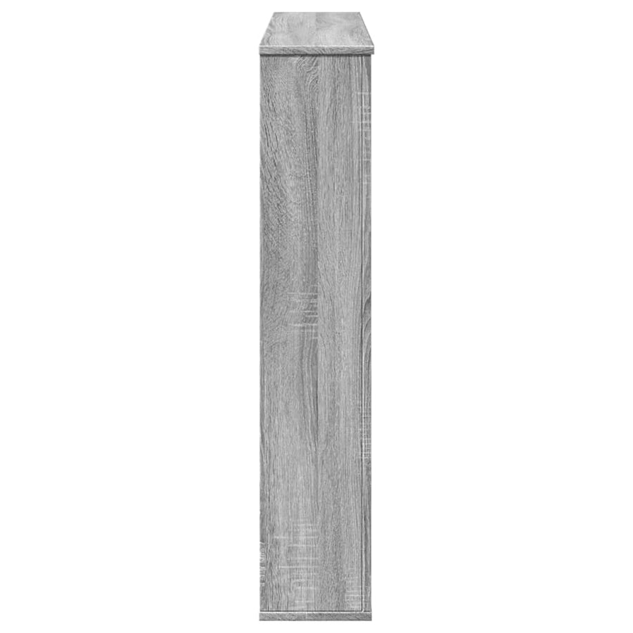 Haardombouw 100x20x100 cm bewerkt hout grijs sonoma eikenkleur