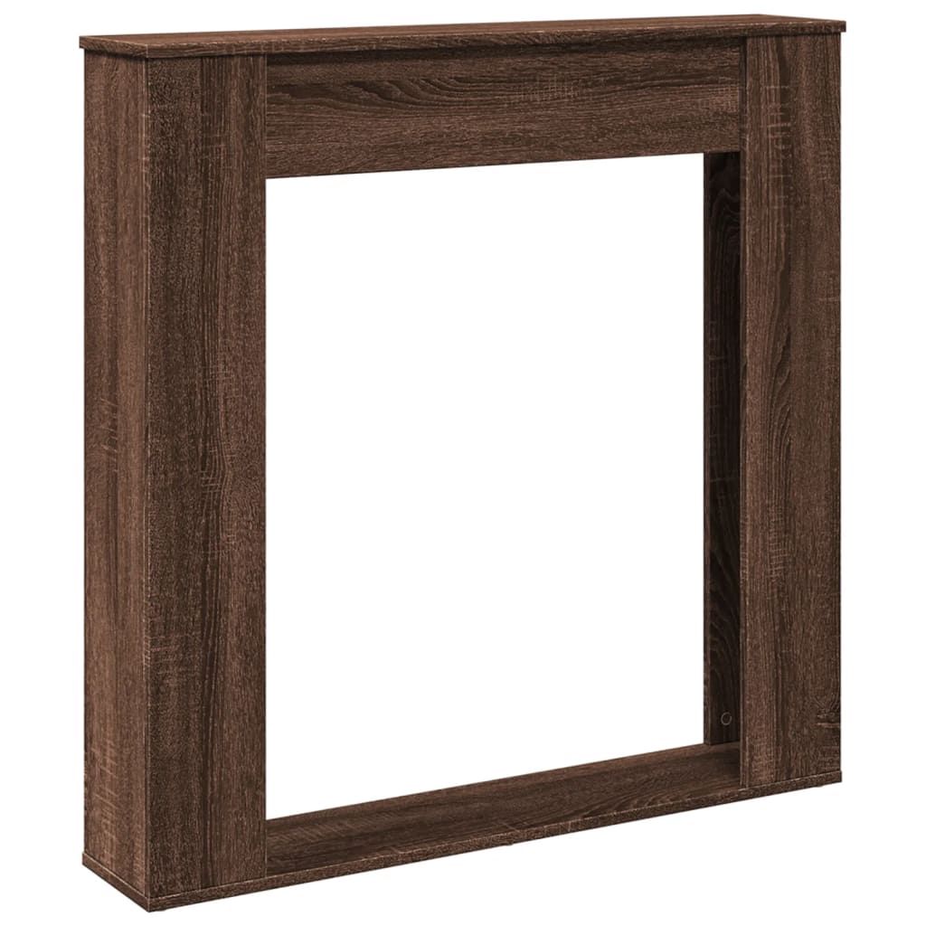 Haardombouw 100x20x100 cm bewerkt hout bruin eikenkleurig
