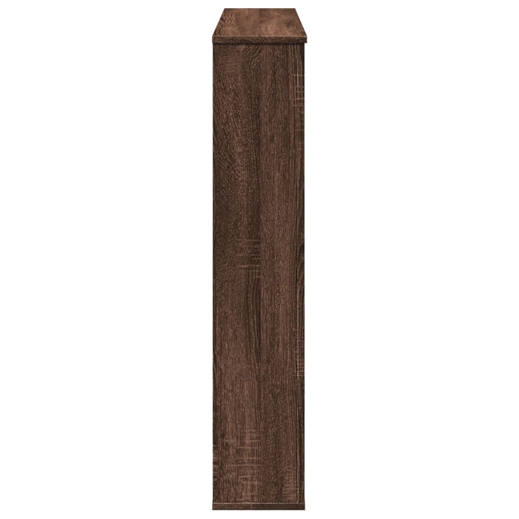 Haardombouw 100x20x100 cm bewerkt hout bruin eikenkleurig