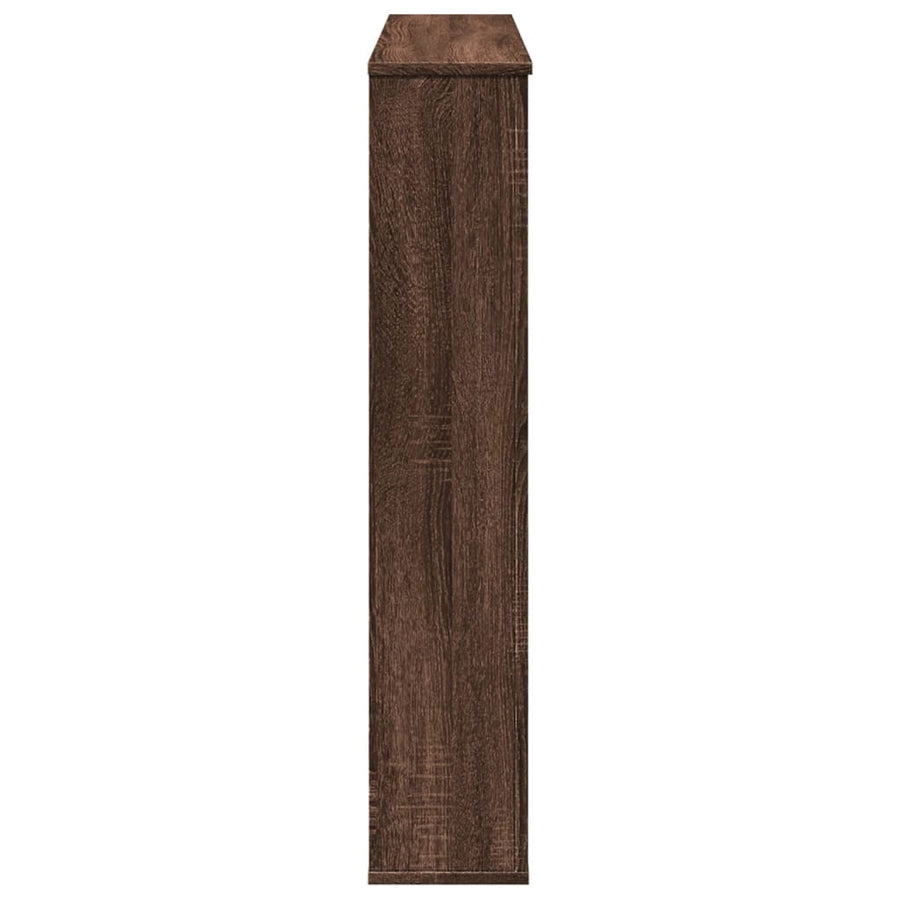 Haardombouw 100x20x100 cm bewerkt hout bruin eikenkleurig