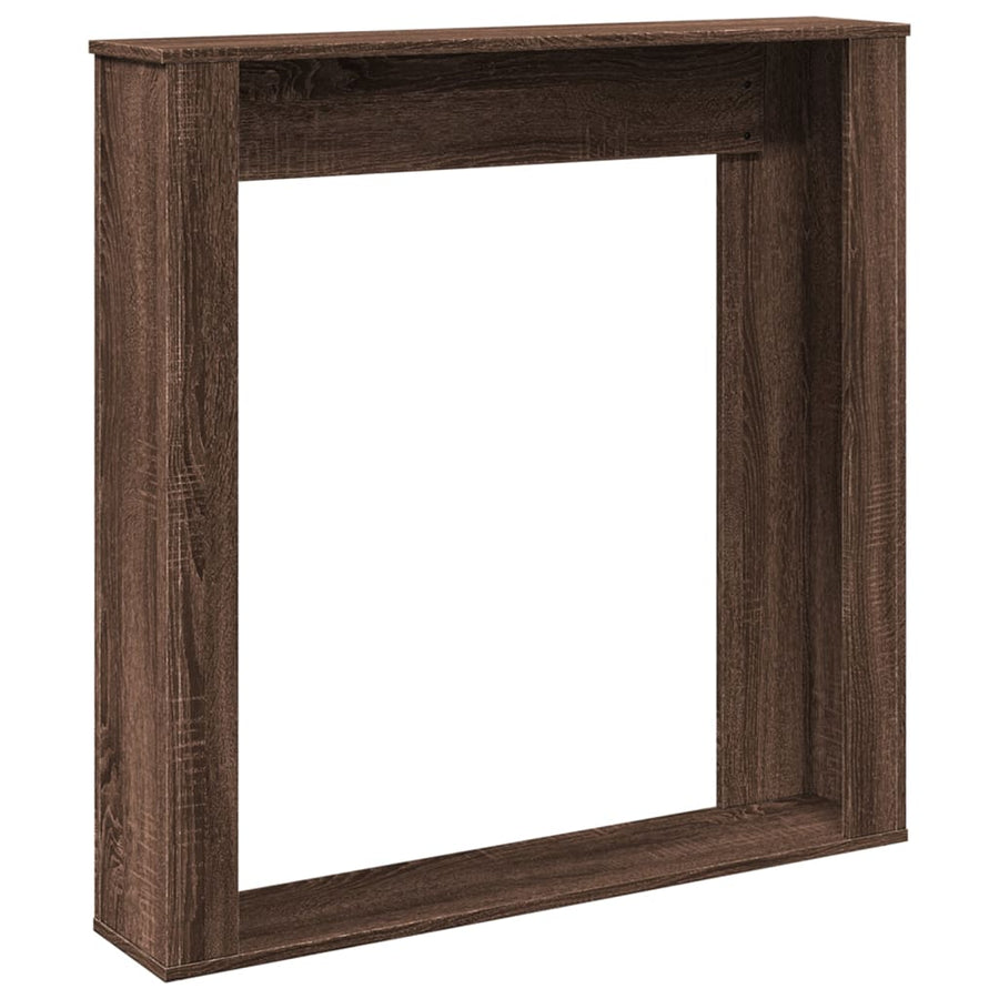 Haardombouw 100x20x100 cm bewerkt hout bruin eikenkleurig