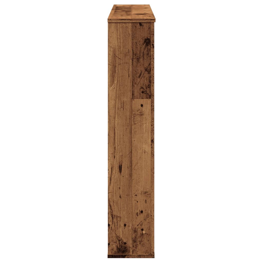Haardombouw 100x20x100 cm bewerkt hout oud houtkleurig