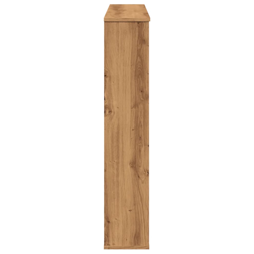 Haardombouw 100x20x100 cm bewerkt hout artisanaal eikenkleurig