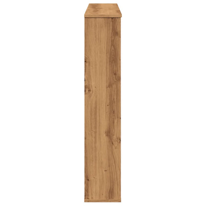 Haardombouw 100x20x100 cm bewerkt hout artisanaal eikenkleurig