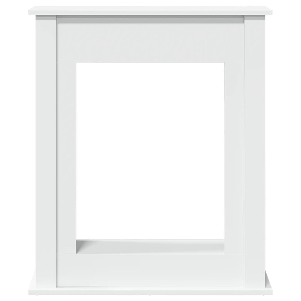 Haardombouw 75x20x87,5 cm bewerkt hout wit