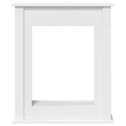 Haardombouw 75x20x87,5 cm bewerkt hout wit