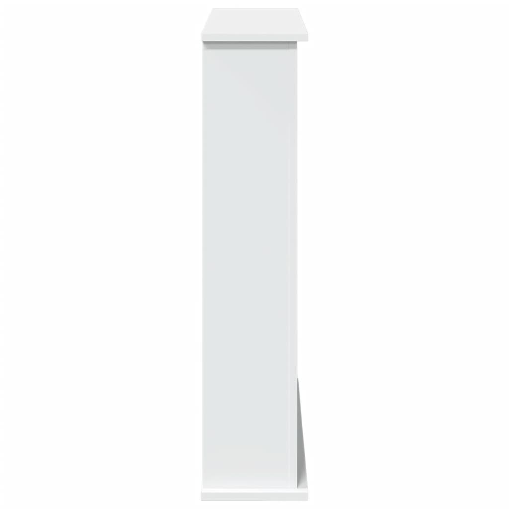 Haardombouw 75x20x87,5 cm bewerkt hout wit