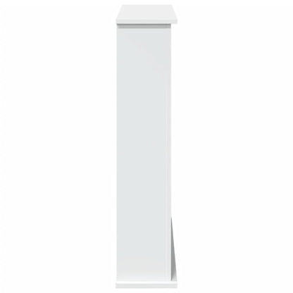 Haardombouw 75x20x87,5 cm bewerkt hout wit