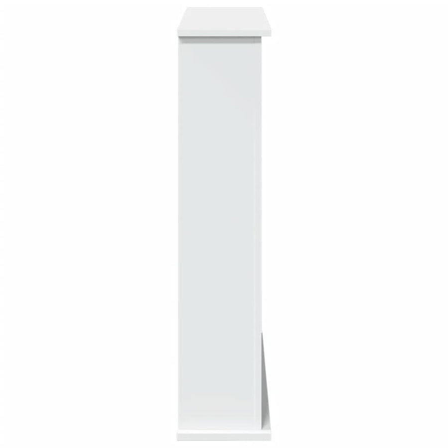 Haardombouw 75x20x87,5 cm bewerkt hout wit