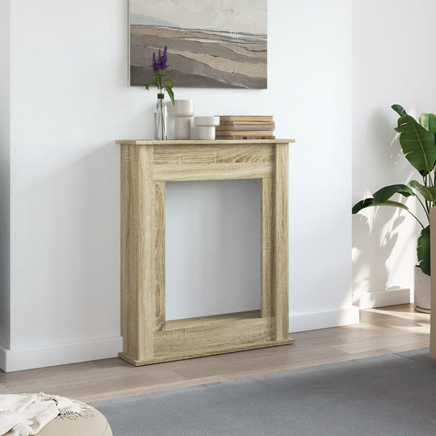Haardombouw 75x20x87,5 cm bewerkt hout sonoma eikenkleurig