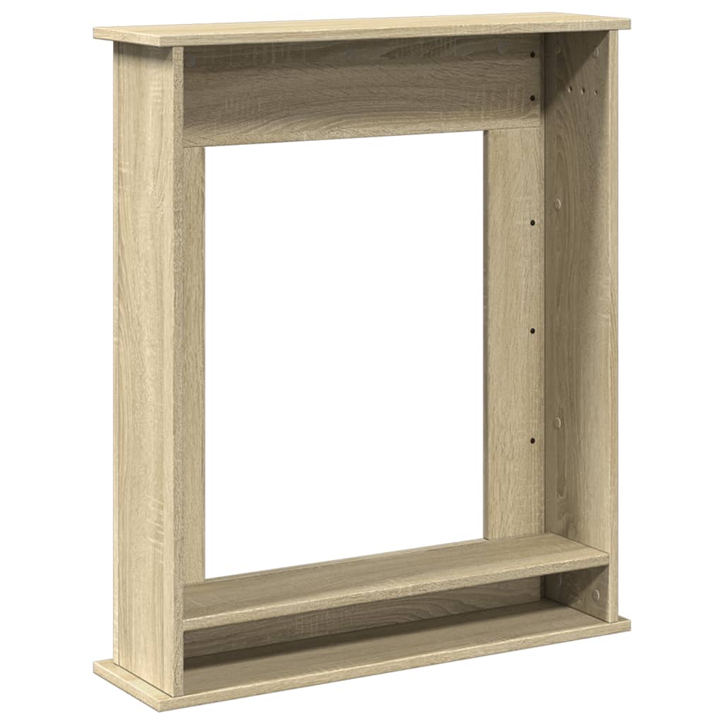 Haardombouw 75x20x87,5 cm bewerkt hout sonoma eikenkleurig