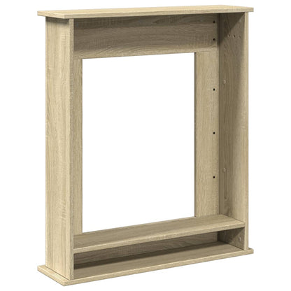Haardombouw 75x20x87,5 cm bewerkt hout sonoma eikenkleurig