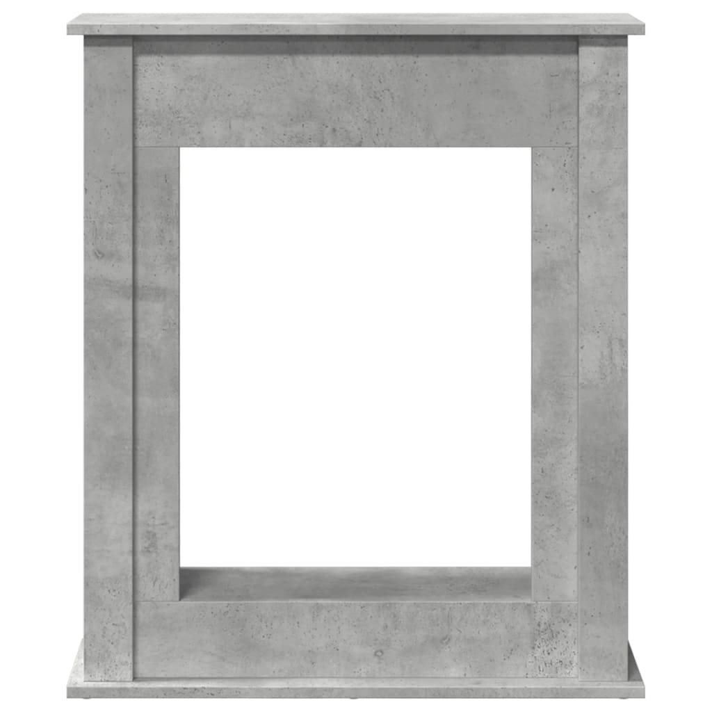 Haardombouw 75x20x87,5 cm bewerkt hout betongrijs