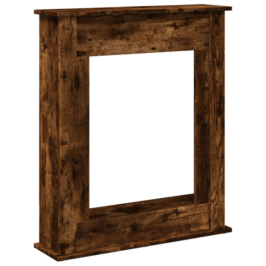 Haardombouw 75x20x87,5 cm bewerkt hout gerookt eikenkleurig