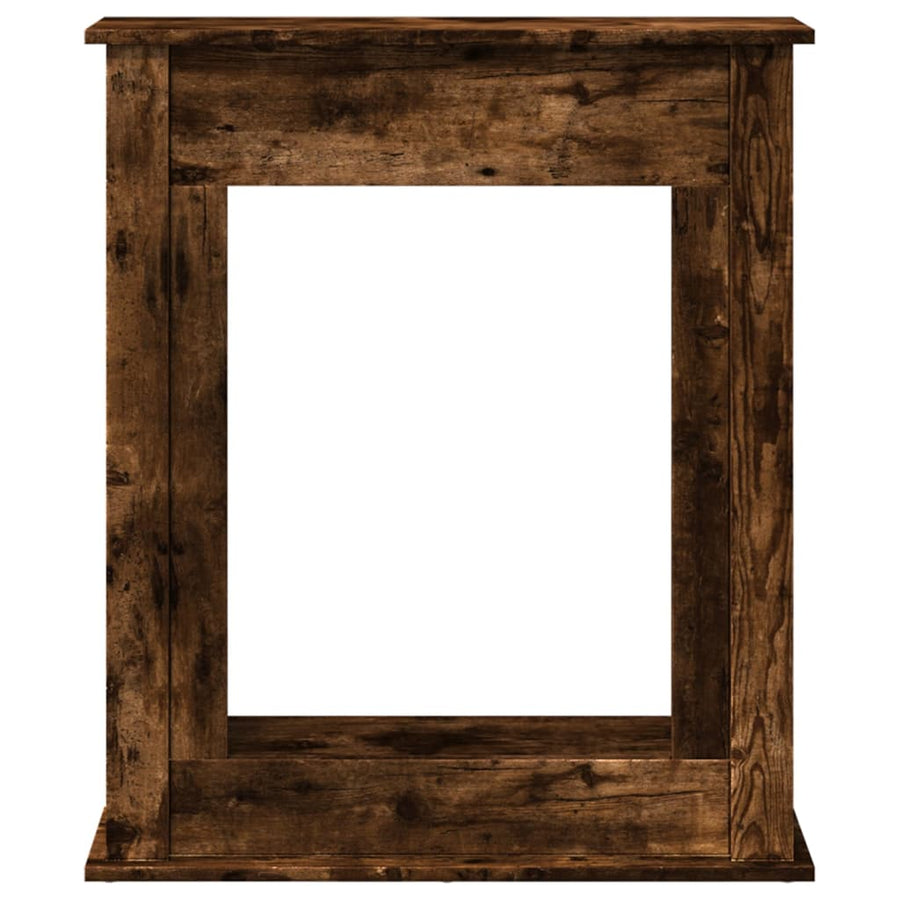 Haardombouw 75x20x87,5 cm bewerkt hout gerookt eikenkleurig