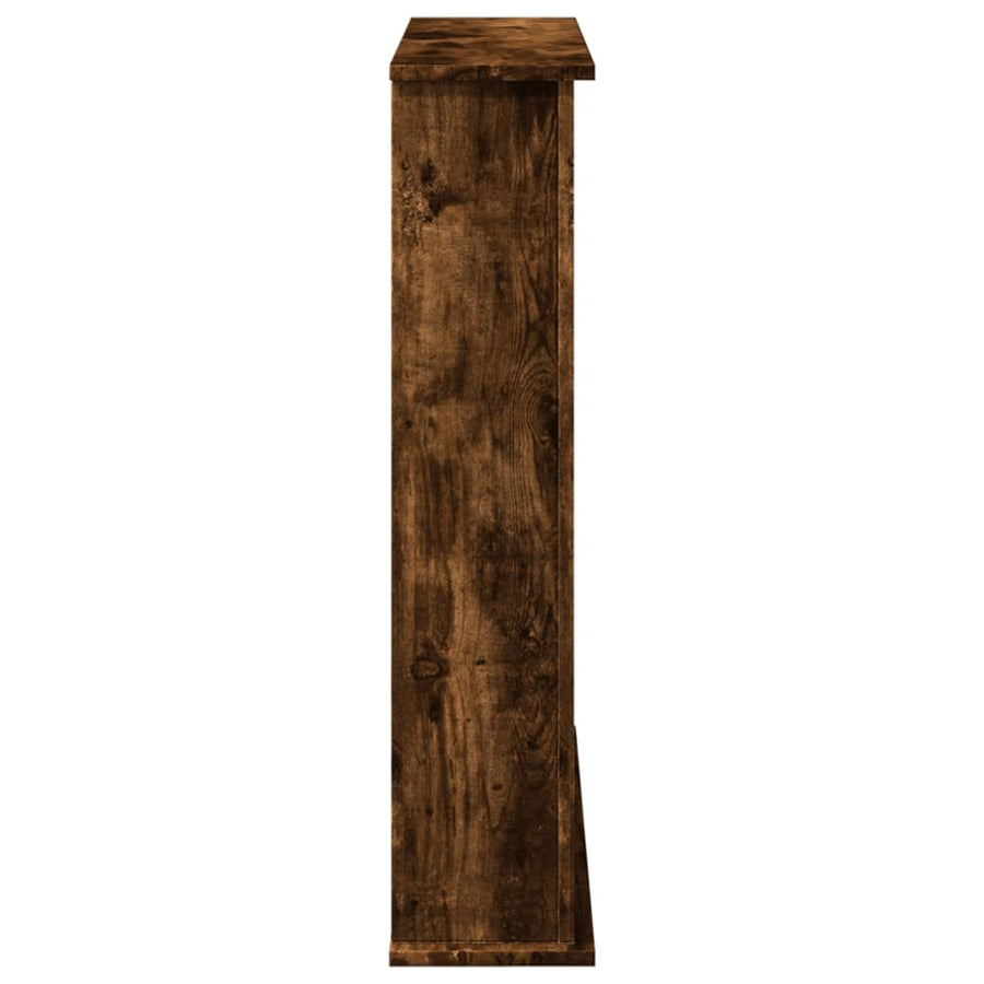 Haardombouw 75x20x87,5 cm bewerkt hout gerookt eikenkleurig