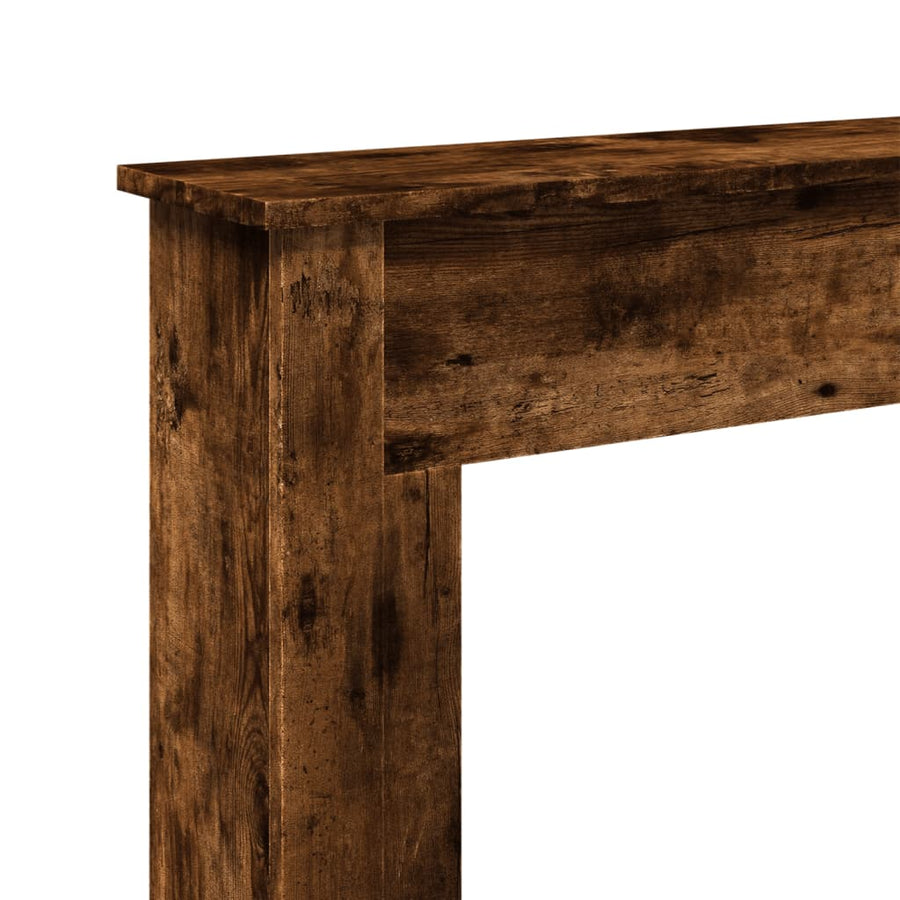 Haardombouw 75x20x87,5 cm bewerkt hout gerookt eikenkleurig