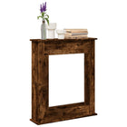 Haardombouw 75x20x87,5 cm bewerkt hout gerookt eiken