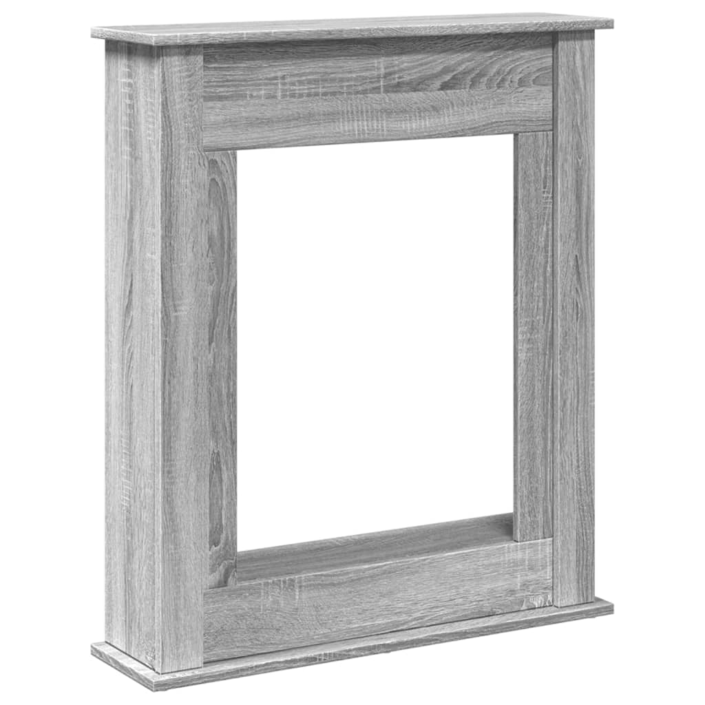 Haardombouw 75x20x87,5 cm bewerkt hout grijs sonoma eikenkleur