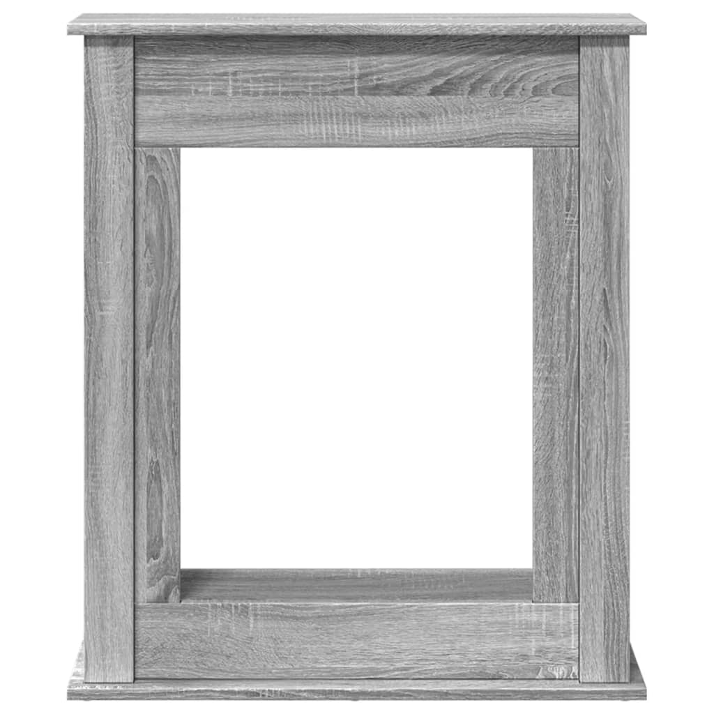 Haardombouw 75x20x87,5 cm bewerkt hout grijs sonoma eikenkleur
