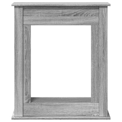 Haardombouw 75x20x87,5 cm bewerkt hout grijs sonoma eikenkleur