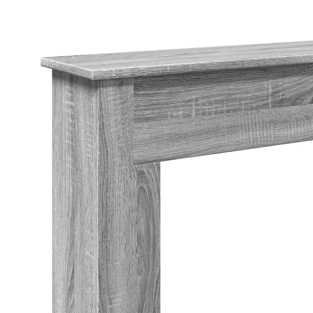 Haardombouw 75x20x87,5 cm bewerkt hout grijs sonoma eikenkleur