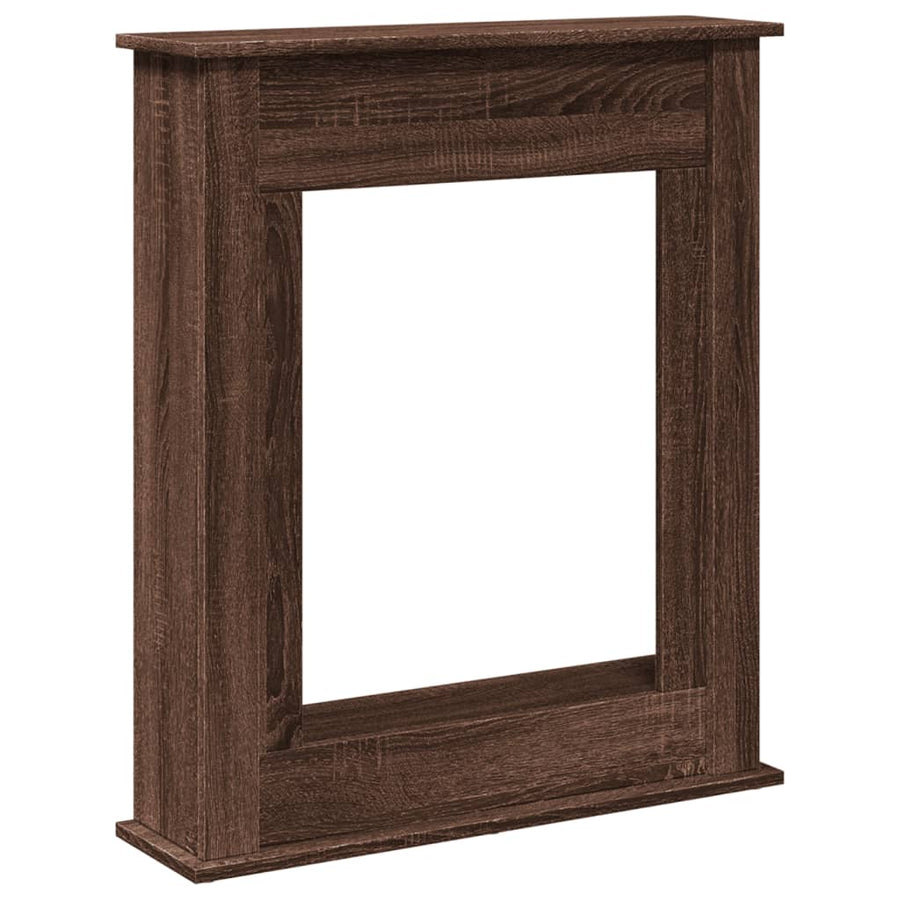 Haardombouw 75x20x87,5 cm bewerkt hout bruin eikenkleurig