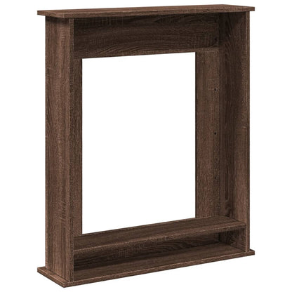 Haardombouw 75x20x87,5 cm bewerkt hout bruin eikenkleurig