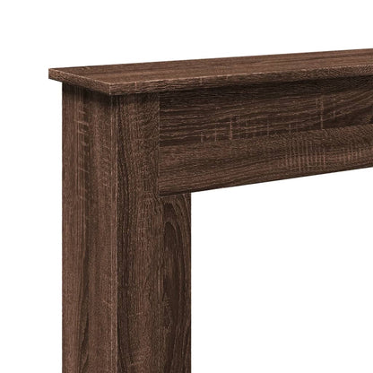 Haardombouw 75x20x87,5 cm bewerkt hout bruin eikenkleurig