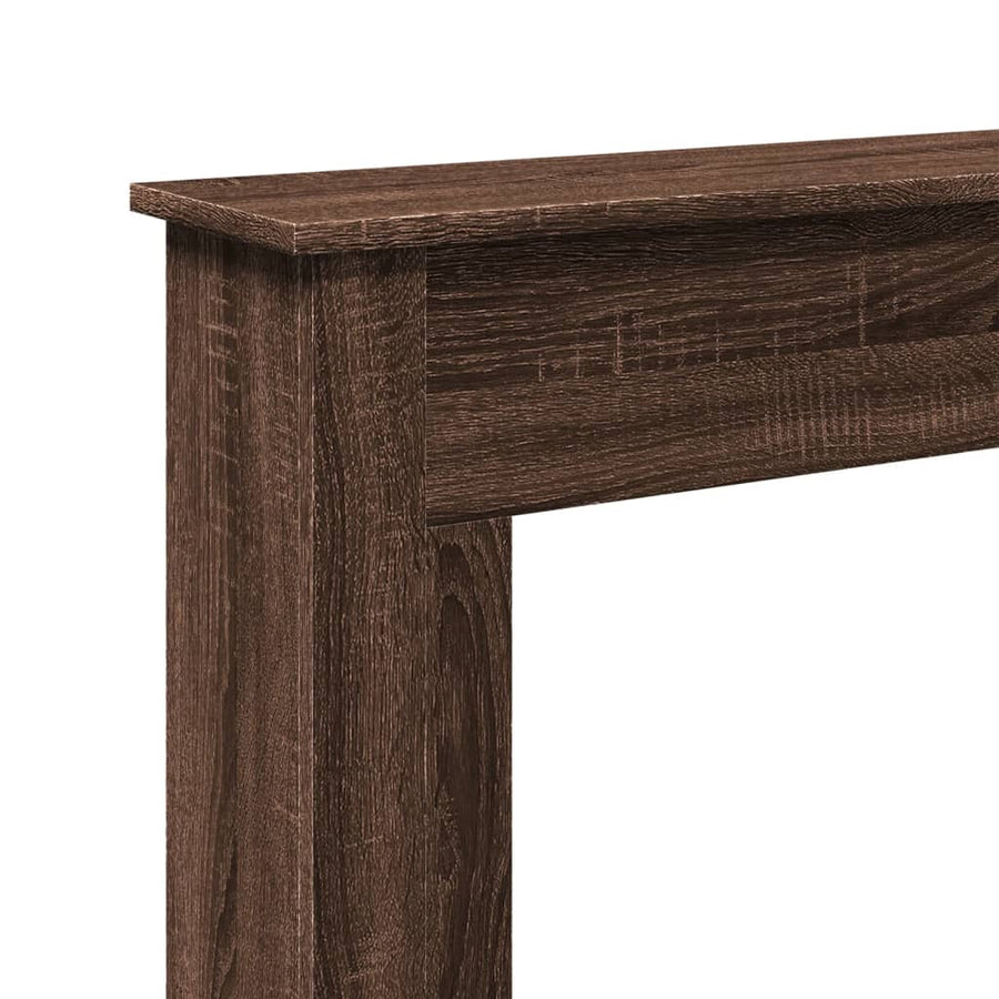 Haardombouw 75x20x87,5 cm bewerkt hout bruin eikenkleurig
