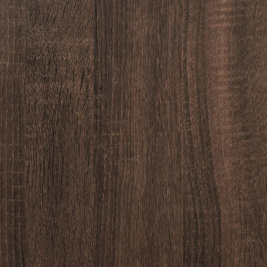 Haardombouw 75x20x87,5 cm bewerkt hout bruin eikenkleurig