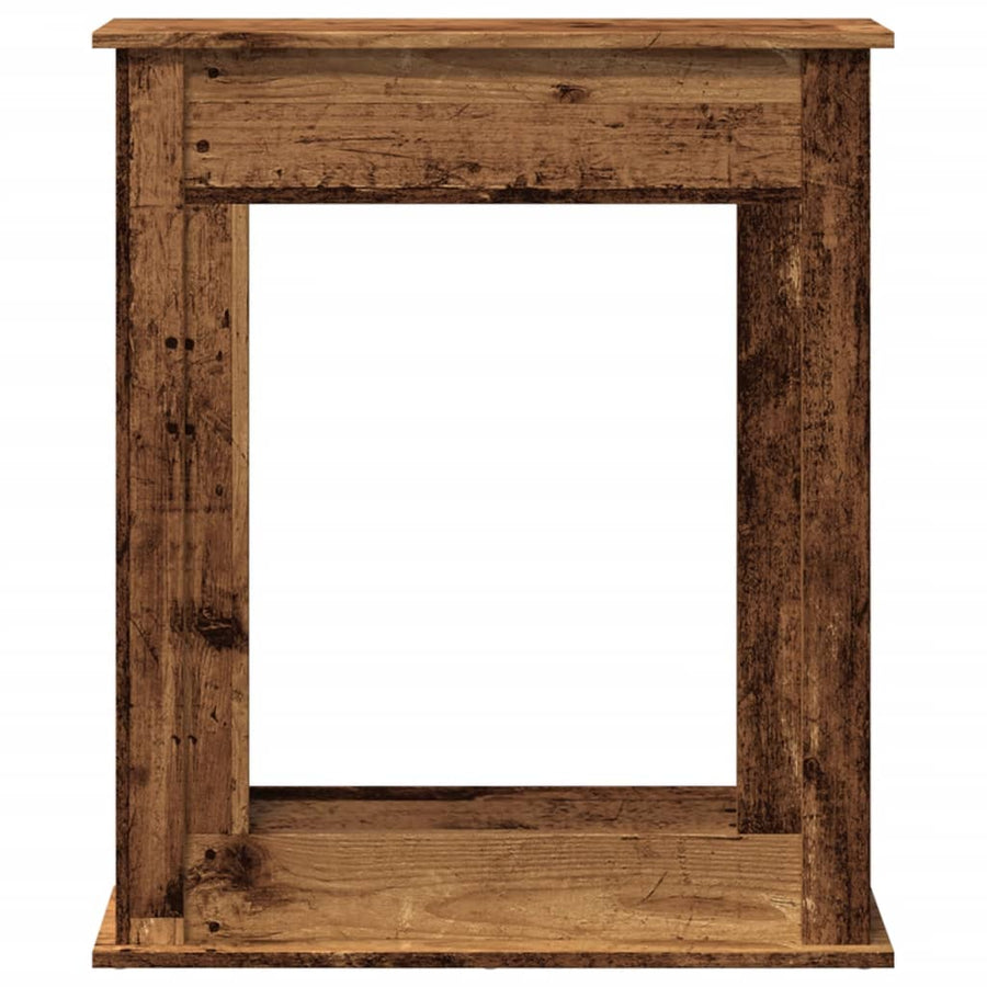 Haardombouw 75x20x87,5 cm bewerkt hout oud houtkleurig