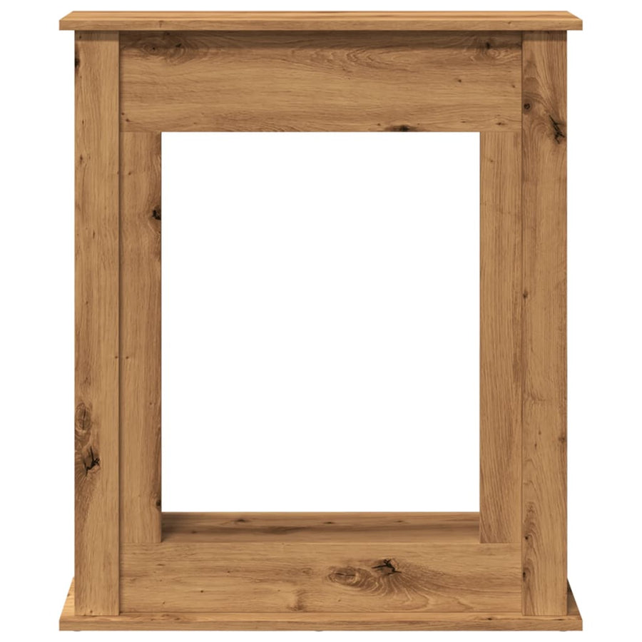 Haardombouw 75x20x87,5 cm bewerkt hout artisanaal eikenkleurig