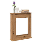Haardombouw 75x20x87,5 cm bewerkt hout eikenkleurig