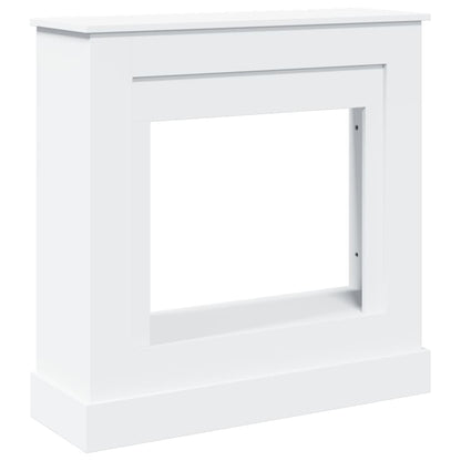Haardombouw 90x30x90 cm bewerkt hout wit