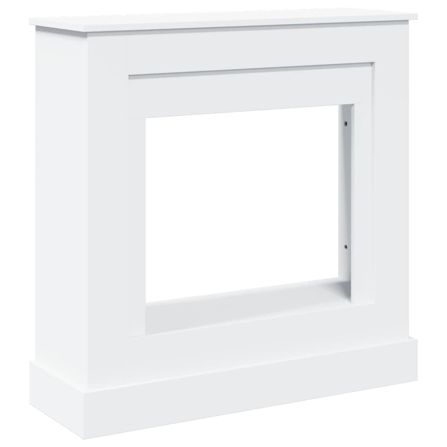 Haardombouw 90x30x90 cm bewerkt hout wit