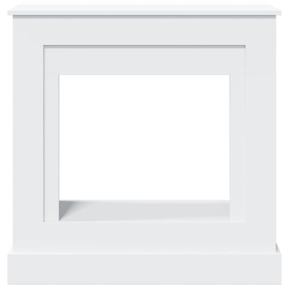 Haardombouw 90x30x90 cm bewerkt hout wit