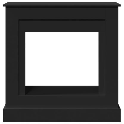 Haardombouw 90x30x90 cm bewerkt hout zwart